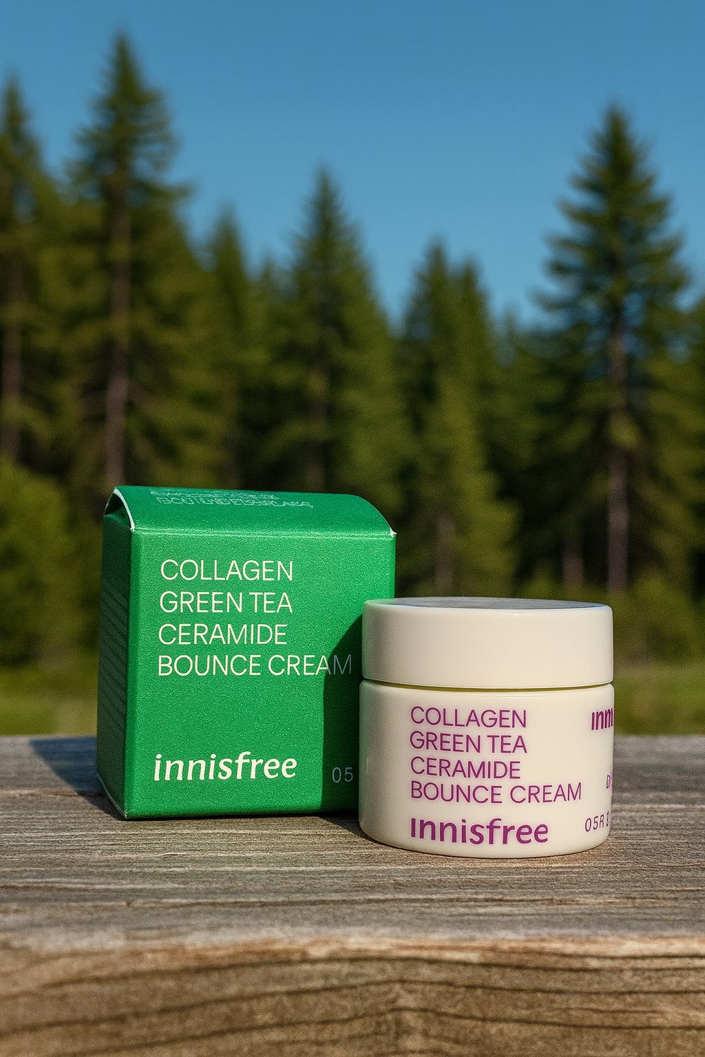 INNISFREE COLLAGEN GREEN TEA CERAMIDE BOUNCE CREAM 10ml