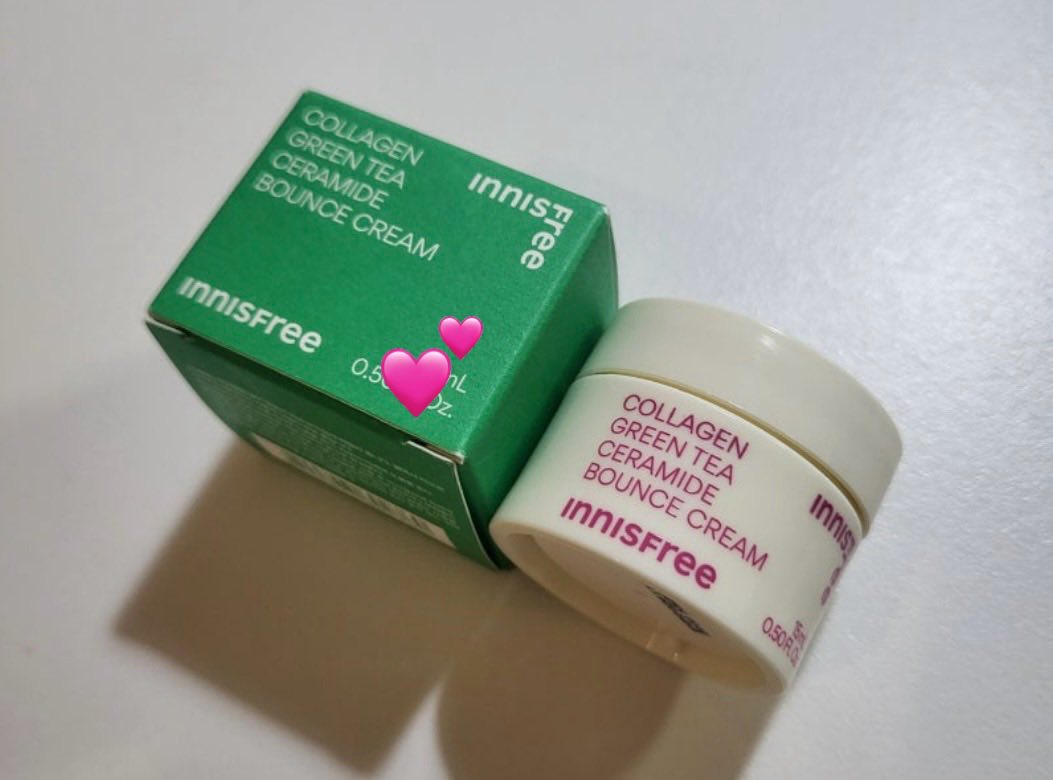 INNISFREE COLLAGEN GREEN TEA CERAMIDE BOUNCE CREAM 10ml